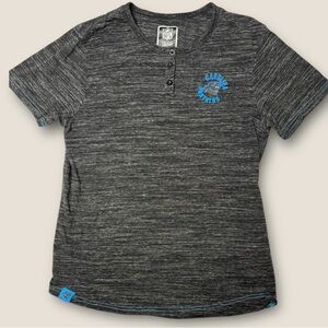 NFL Women's Charcoal Heather Tee Carolina Panthers Size Large Official NFL Gear